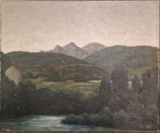 Charmant Tableau Paysage De