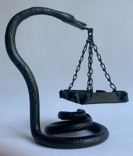 Serpent sculpture fer - sculpture, forge