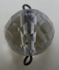 Pampille boule facettée