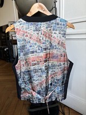 Ancien gilet homme vintage taille L 52 Cm made in Italy 100% polyester costume