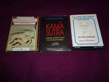 LOT DE 3 CASSETTE LE LIVRE QUI PARLE / GILGAMESH , KAMA SUTRA, LA VOIX HUMAINE