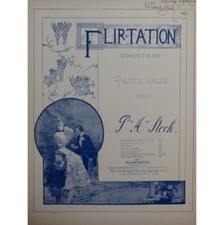 STECK Paul Flirtation Coquetterie Dédicace Piano 1894