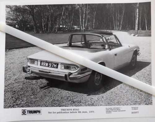 Photo presse triumph stag - presse,