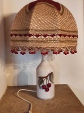 Grande lampe vintage artisanat