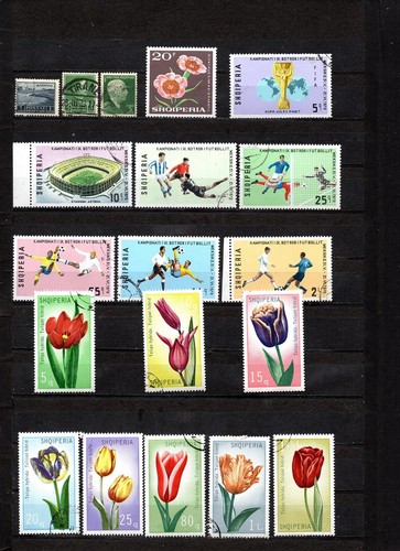 Lot timbres albanie 2 - 46, (2