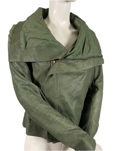 Veste cuir kaki - kaki, owens