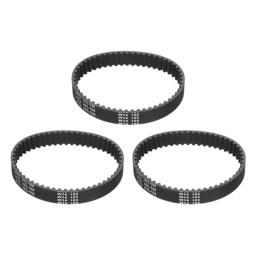 3pcs courroie crantée - crantée, htd-5m