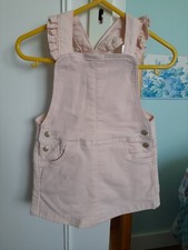 ROBE-SALOPETTE FILLE 12 MOIS TAO ROSE A VOLANTS EXCELLENT ETAT