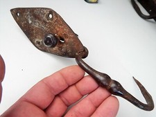 Ancienne Poignée Porte de Grange Cave Portail,Fer Forgé Loquet Poucier,Handle,M