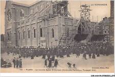 CAR-AAHP6-61-0513 - FLERS - la nouvelle église saint-germain - Echaffaudage