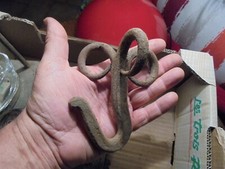 Anciens Crochet fer forgé Déco Vintage Agricole Indus Atelier Steampunk 