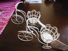 Tricycle with basket - tricycle, miniature