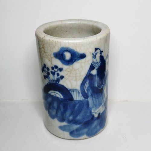 Antique chinese blue and white - blue,