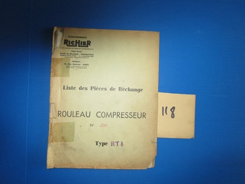 118 richier rouleau - n°118, /