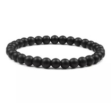 Bracelet en Agate Noire de