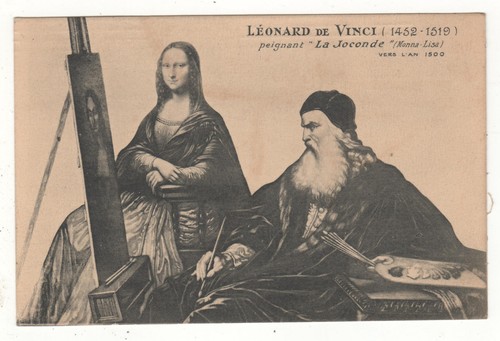 Léonard vinci peignant la - lÉonard,