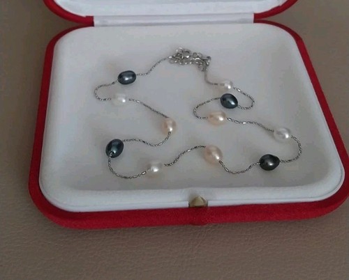 Collier blanc 750 18k et - collier,