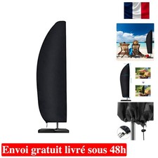 Housse de Parasol Extra Large Résistante à l’Eau et aux UV - 265 x 40/70/50 cm