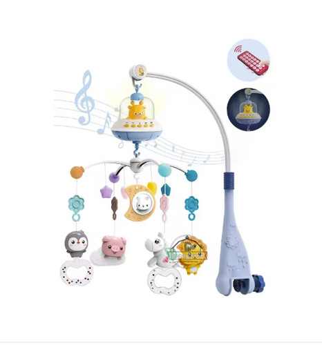Musical baby crib - baby, mobile