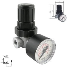 Mini Régulateur de Pression Réducteur Détendeur Pneumatique 340 L / Minimum