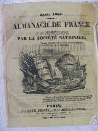 Almanach france 1841 - france,