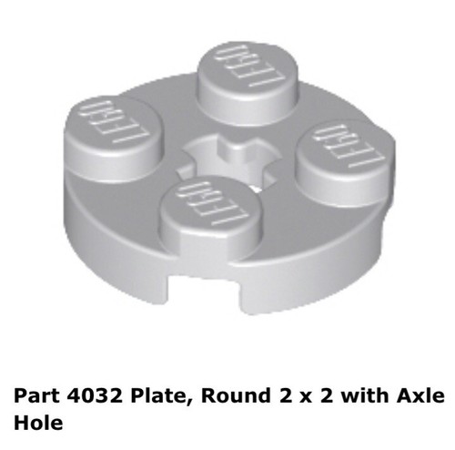 Lego 4032 light bluish gray - light,