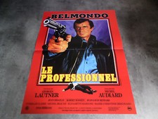 AFFICHE  BELMONDO / LAUTNER / LE PROFESSIONNEL RESS.