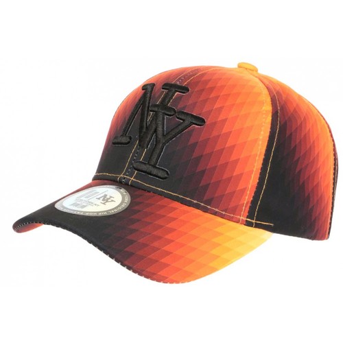 Casquette orange noire - casquette,