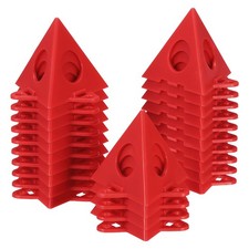 Peinture Supports, 24 Set Cône Peinture Supports pour Toile Porte Armoire, Rouge