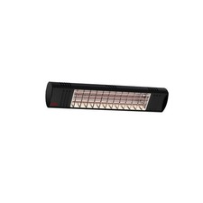 Chauffage radiant 1500 Watt Infrarouge Chauffage Patio Jardin Noir 6m² Portée