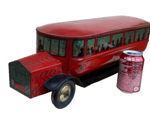 Grand bus tole lithographié - grand,