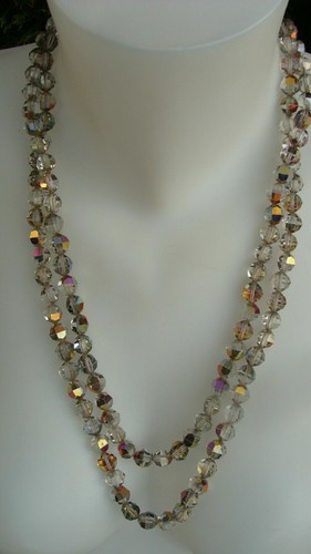 Vintage collier double rangs