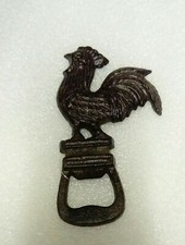 DÉCAPSULEUR  COQ, COCA COLA ,MURAL EN FONTE