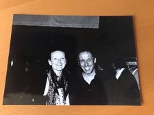 ADRIANO CELENTANO et LELA MILCIC - Photo de presse originale 13x18cm