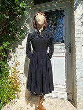 Magnifique Robe Noire 1940