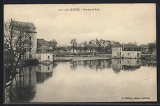 CPA La Flèche, Vue sur le Loir 