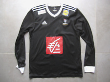 Maillot Handball France 2018 Noir Adidas Manche longue jersey Vintage M