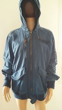 blouson avec capuche pepe jeans heritage BLEU pm400616 pixton taille XL