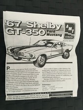 NOTICE DU KIT AMT/ERTL N°6633