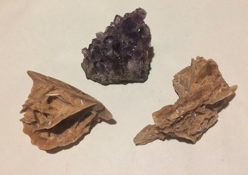 Lot morceau geode - morceau, amethyste
