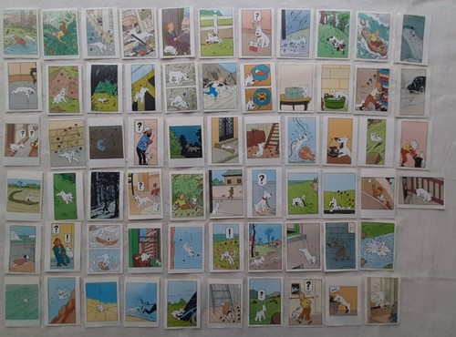 Tintin lot vignettes - lot,