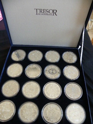 Coffret medailles ecus - 16,