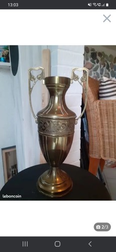 Vase amphore cuivre - vase/amphore,