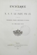 QUANTA CURA, ENCYCLIQUE DU