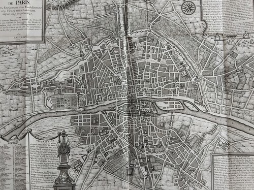 Plan paris 1705 mare - plan,