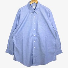 Chemise Unie Old Money Slim Fit Bleu Brooks Brothers