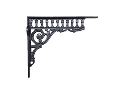 équerres en fonte / supports pour étagère (la paire)