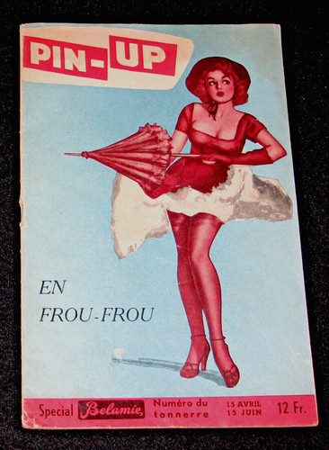 Revue vintage 1950 pin en - pin-up,