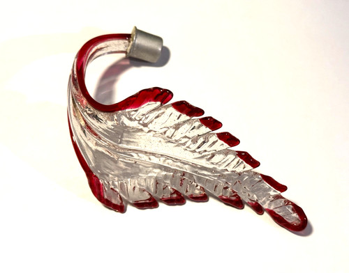 Pampille feuille verre de - en,