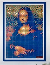 Space Invader Mona Lisa La Joconde